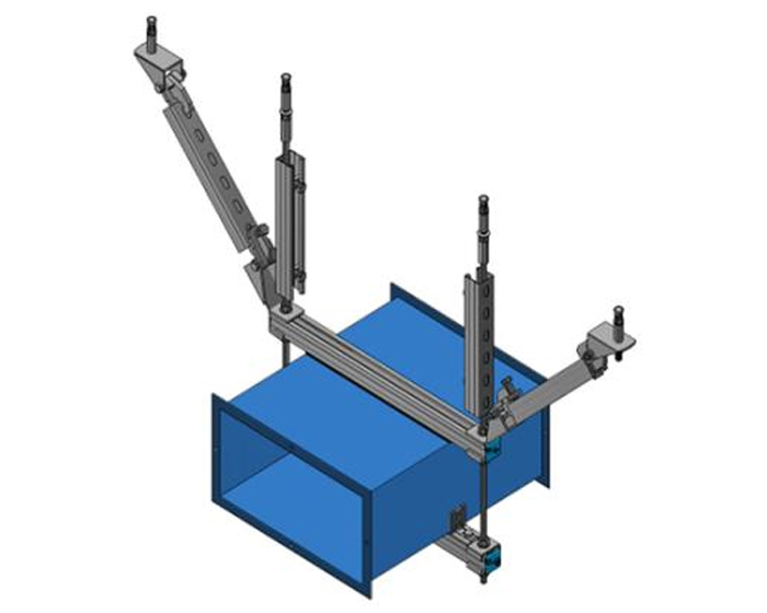 风管双侧向抗震支架